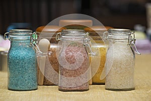 Homemade bath salts photo