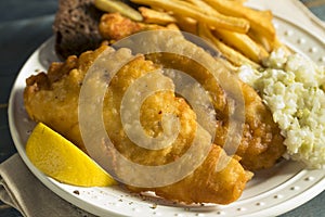 Homemade Beer Battered Fish Fry photo