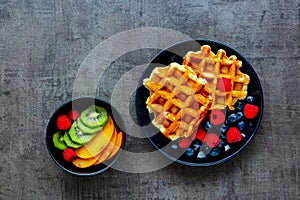 Belgian soft waffles