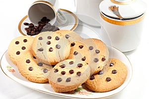 Homemade biscuits and a caff