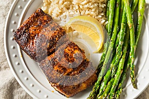 Homemade Blackened Mahimahi White Fish