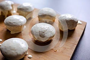 Homemade Bliss: Almond Muffins with Orange Glaze CloseUp