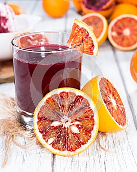 Homemade Blood Orange Juice