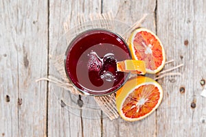 Homemade Blood Orange Juice