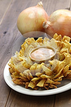 Homemade blooming onion