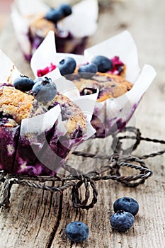 Blueberry muffins