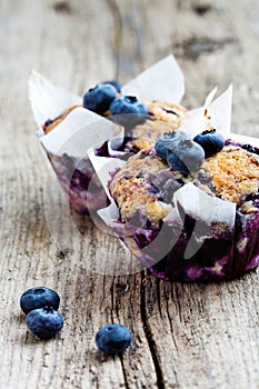 Blueberry muffins