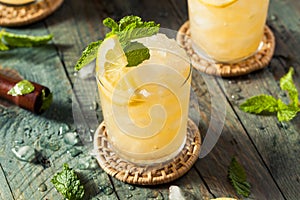 Homemade Boozy Bourbon Whiskey Smash