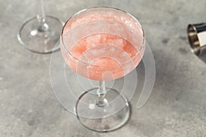 Homemade Boozy Frozen Rose Frose Slushie