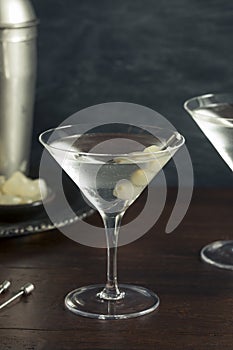 Homemade Boozy Gibson Martini