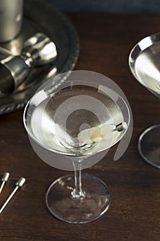 Homemade Boozy Gibson Martini