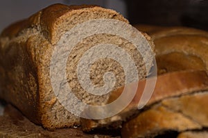Homemade braided bread