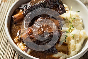 Homemade Braised Beef Short Ribs photo