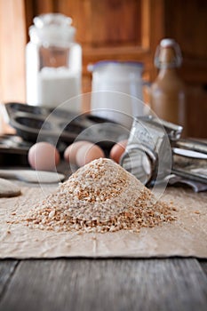 Homemade bread crumbs