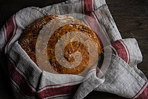 Homemade bread without gluten photo