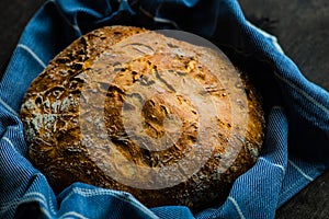 Homemade bread without gluten photo