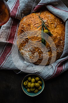 Homemade bread without gluten photo