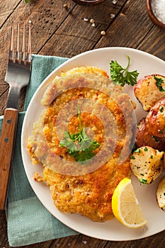 Homemade Breaded German Weiner Schnitzel