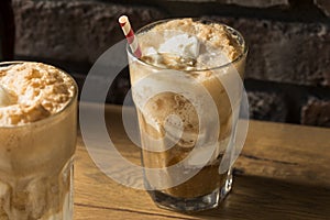 Homemade Brown Cow Ice Cream Float