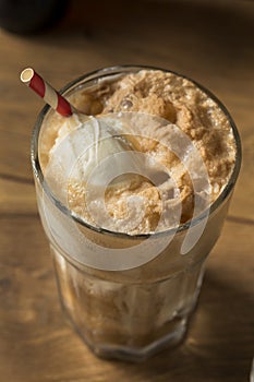 Homemade Brown Cow Ice Cream Float