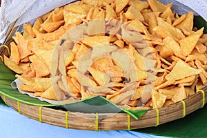 Homemade Burmese  Fried Chickpea Tofu, Healthy vegan food