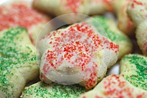 Homemade butter christmas cookies