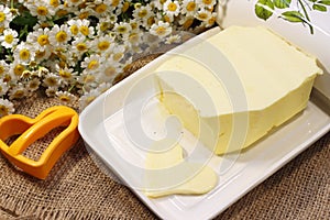 Homemade butter photo