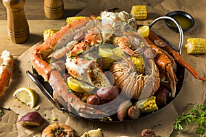 Homemade Cajun Seafood Boil