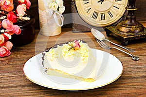 Homemade Cakes: Vana Tallin Cake on Plate