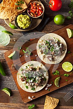 Homemade Carne Asada Street Tacos