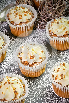 Homemade Carrot Cupcakes