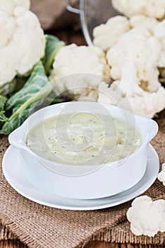 Homemade Cauliflower Soup
