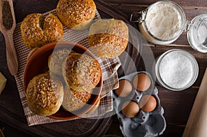 Homemade cheese buns