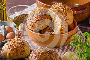 Homemade cheese buns