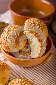 Homemade cheese buns