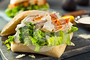 Homemade Chicken Caesar Sandwich