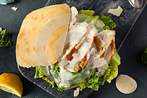 Homemade Chicken Caesar Sandwich