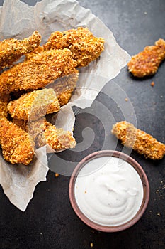 Homemade chicken fingers