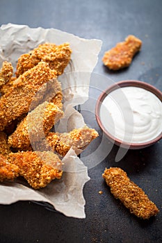 Homemade chicken fingers