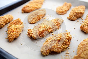 Homemade chicken fingers