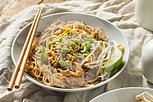 Homemade Chicken Pad Thai