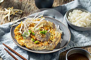 Homemade Chinese Egg Foo Yung Omelette