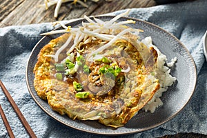 Homemade Chinese Egg Foo Yung Omelette