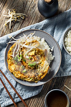 Homemade Chinese Egg Foo Yung Omelette