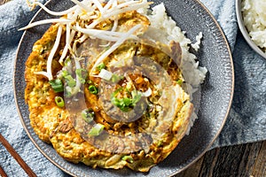 Homemade Chinese Egg Foo Yung Omelette