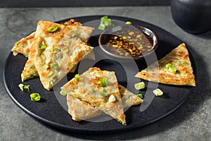 Homemade Chinese Scallion Pancake