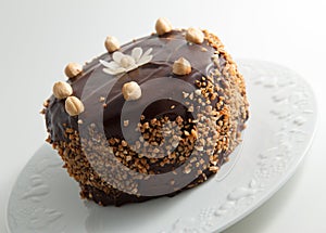 Homemade chocolate cake