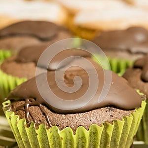 Homemade chocolate cupcakes