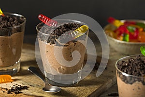 Homemade Chocolate Dirt Pudding