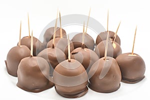 Chocolate Peanut Butter Buckeye Balls photo